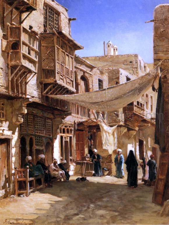  John Varley Street in Boulaq near Cairo - Art Print