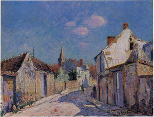  Gustave Loiseau Street in Paris at Ennery - Art Print