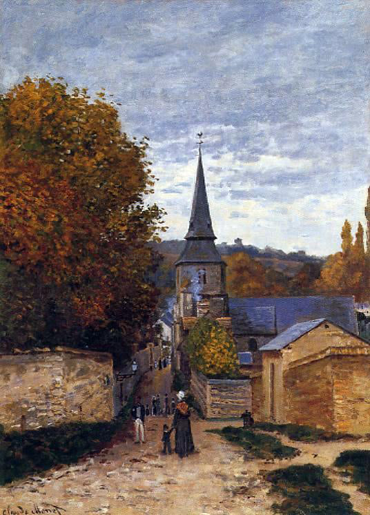  Claude Oscar Monet Street in Saint-Adresse - Art Print