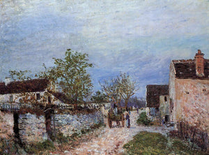  Alfred Sisley Street in Veneux - Art Print