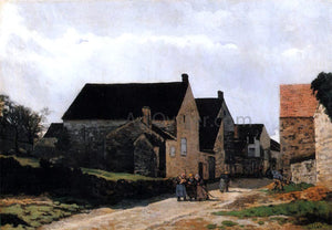  Alfred Sisley Street of Marlotte (also known as Women Going to the Woods) - Art Print