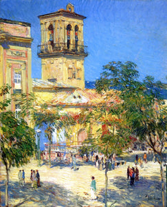  Frederick Childe Hassam Street of the Great Captain, Cordoba - Art Print