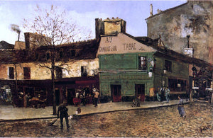  Frank Myers Boggs Street Scene in Paris - Art Print