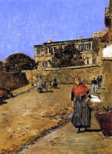  Frederick Childe Hassam A Street Scene, Montmartre - Art Print