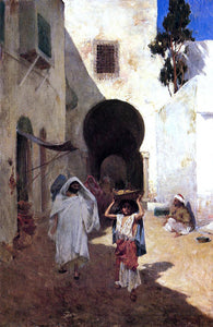  Willard Leroy Metcalf Street Scene, Tangiers - Art Print