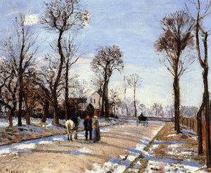  Camille Pissarro Street: Winter Sunlight and Snow - Art Print
