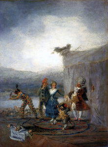  Francisco Jose de Goya Y Lucientes Strolling Players - Art Print