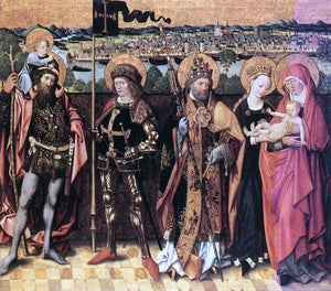  Painters (2) Masters Sts Anne, Christopher, Gereon and Peter - Art Print