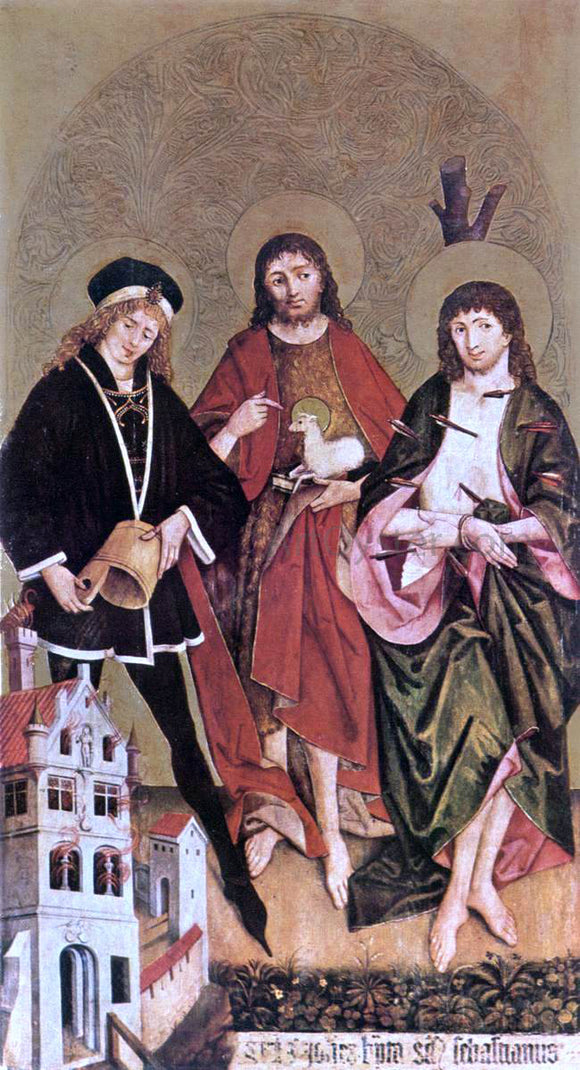  II Hans Strigel Sts Florian, John the Baptist and Sebastian - Art Print