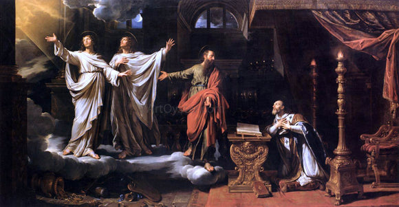  Philippe De Champaigne Sts Gervase abd Protase Appearing to St Ambrose - Art Print