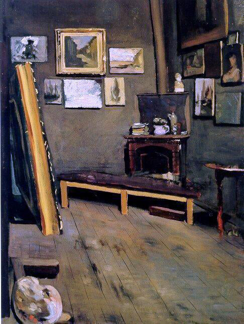  Jean Frederic Bazille Studio of the Rue Visconti - Art Print