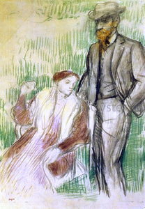  Edgar Degas Study for a Portrait - Art Print