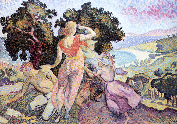  Henri Edmond Cross Study for 'Excuirsion' - Art Print