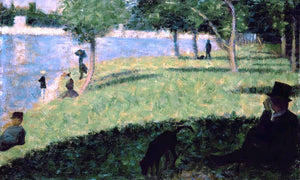  Georges Seurat Study for 'La Grande Jatte' - Art Print