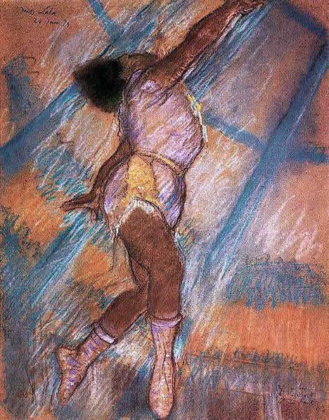  Edgar Degas Study for 'La La at the Cirque Fernando' - Art Print