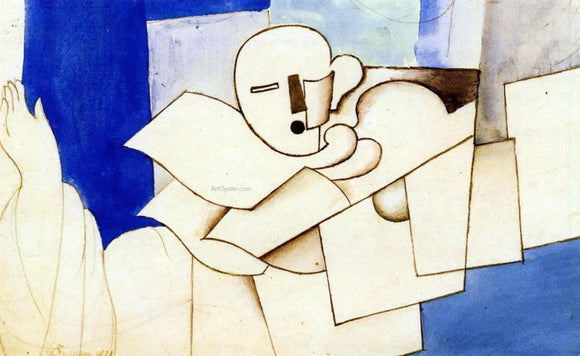  Roger De la Fresnaye Study for 'Le Pierrot' - Art Print