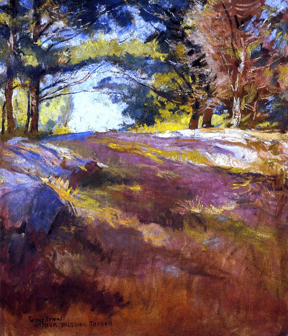  Edmund Tarbell Study for 'On Bos'n's Hill - Art Print