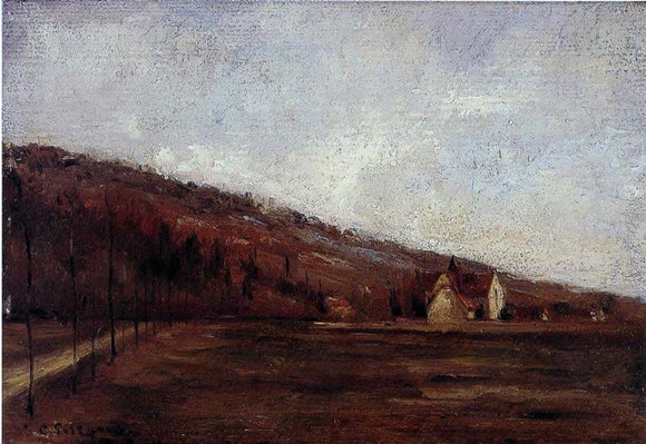  Camille Pissarro Study for 'The Banks of Marne in Winter' - Art Print