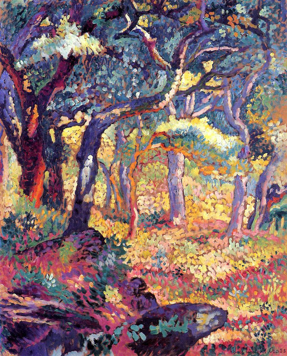  Henri Edmond Cross Study for 'The Clearing' - Art Print