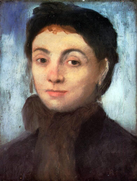 Edgar Degas Study for the Portrait of Josephine Gaujean - Art Print