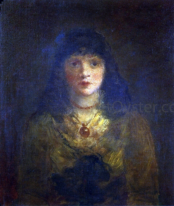  George Fuller Study for The Quadroon - Art Print