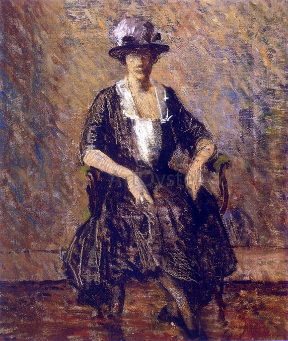  Robert Spencer Study in Black - M. F. S. - Art Print