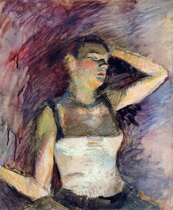  Henri De Toulouse-Lautrec Study of a Dancer - Art Print