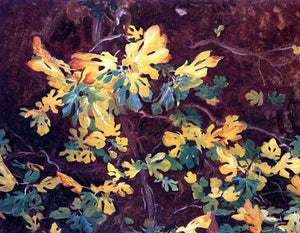  John Singer Sargent Study of a Fig Tree - Art Print