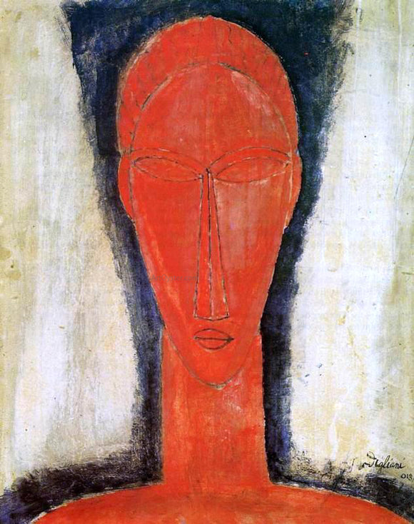  Amedeo Modigliani Study of a Head - Art Print