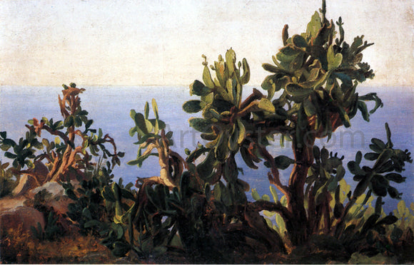  Thomas Fearnley Study of a Prickly Pear - Art Print