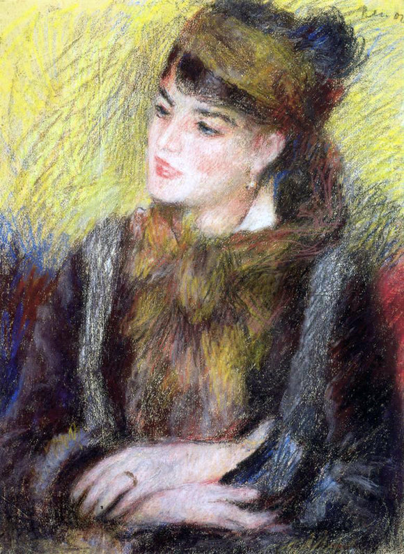  Pierre Auguste Renoir Study of a Woman - Art Print