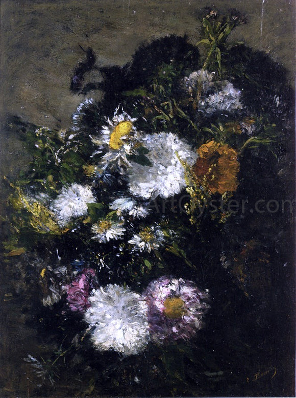  Eugene-Louis Boudin Study of Daises - Art Print