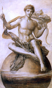  George Frederic Watts Study of 'Idle Child of Fancy' - Art Print