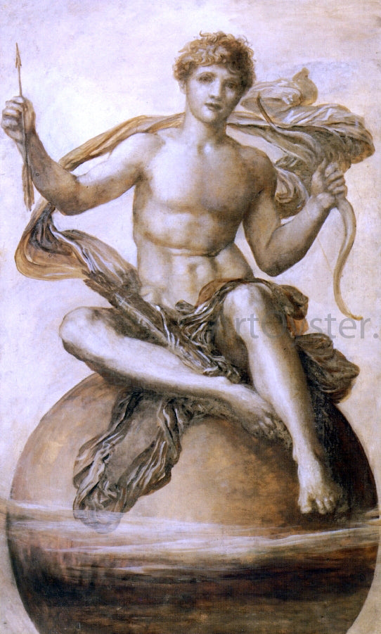  George Frederic Watts Study of 'Idle Child of Fancy' - Art Print