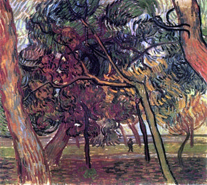  Vincent Van Gogh Study of Pine Trees - Art Print