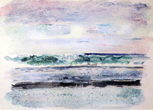  John La Farge Study of Surf, Breaking on Outside Reef Tautira, Taiarapu, Tahiti, March 1891 - Art Print