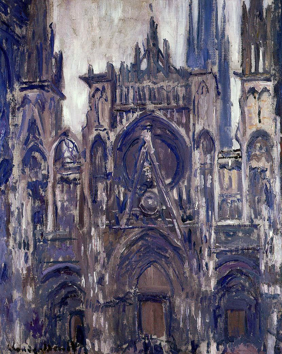  Claude Oscar Monet Study of the Portal - Art Print