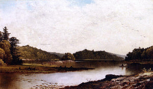  David Johnson Study of Wawayanda Lake, Orange Co. - Art Print