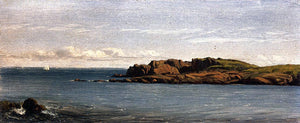  Sanford Robinson Gifford Study on the Massachusetts Coast - Art Print