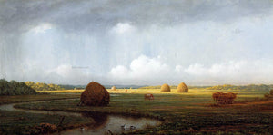  Martin Johnson Heade Sudden Shower, Newbury Marshes - Art Print