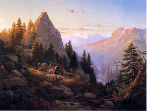  Thomas Hill Sugar Loaf Peak, El Dorado County - Art Print