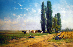  Willem Roelofs Summer Between Hilversum and Loosdrecht - Art Print