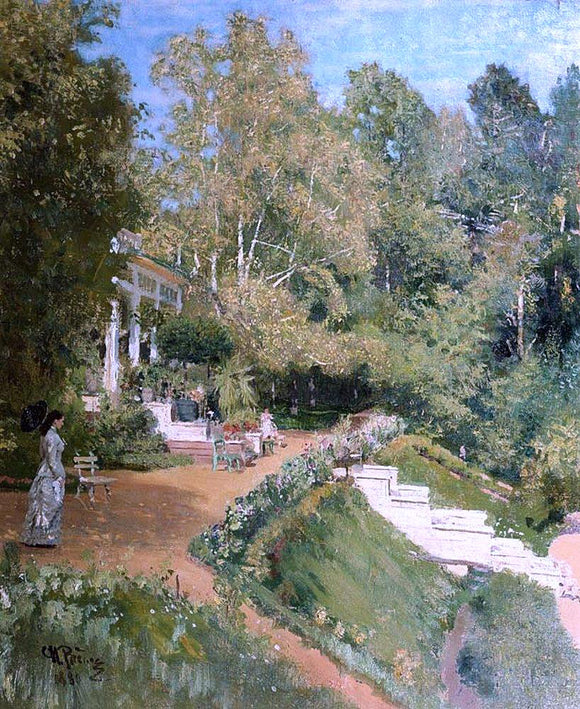  Ilia Efimovich Repin Summer Day in Abramtsevo - Art Print
