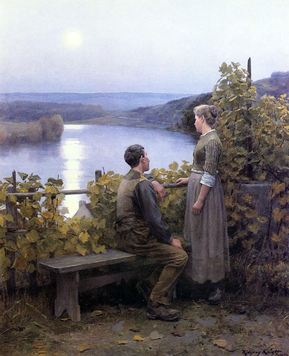  Daniel Ridgway Knight Summer Evening - Art Print