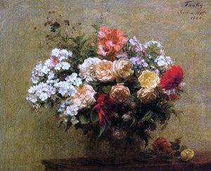  Henri Fantin-Latour Summer Flowers - Art Print