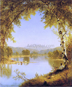  Sanford Robinson Gifford Summer Idyll - Art Print