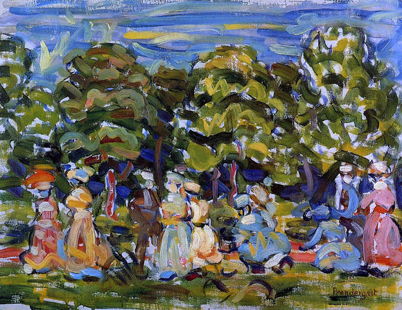  Maurice Prendergast Summer in the Park - Art Print