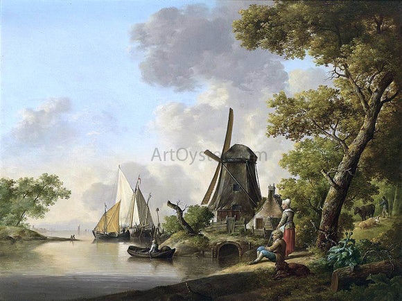  Jan Van Os Summer Landscape - Art Print