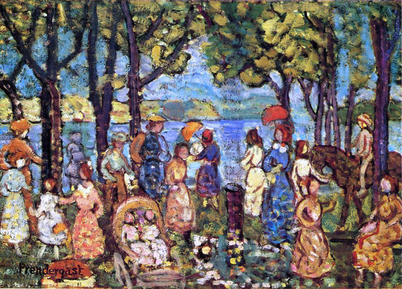  Maurice Prendergast Summer, New England - Art Print