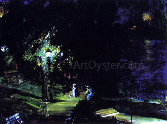  George Wesley Bellows Summer Night, Riverside Drive - Art Print